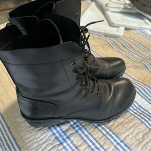 Fly London Black Mid-Calf Boots